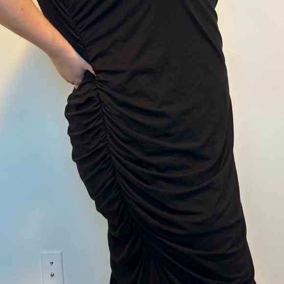 [#37] NWT Universal Standard full length black dress - Picture 3 of 5